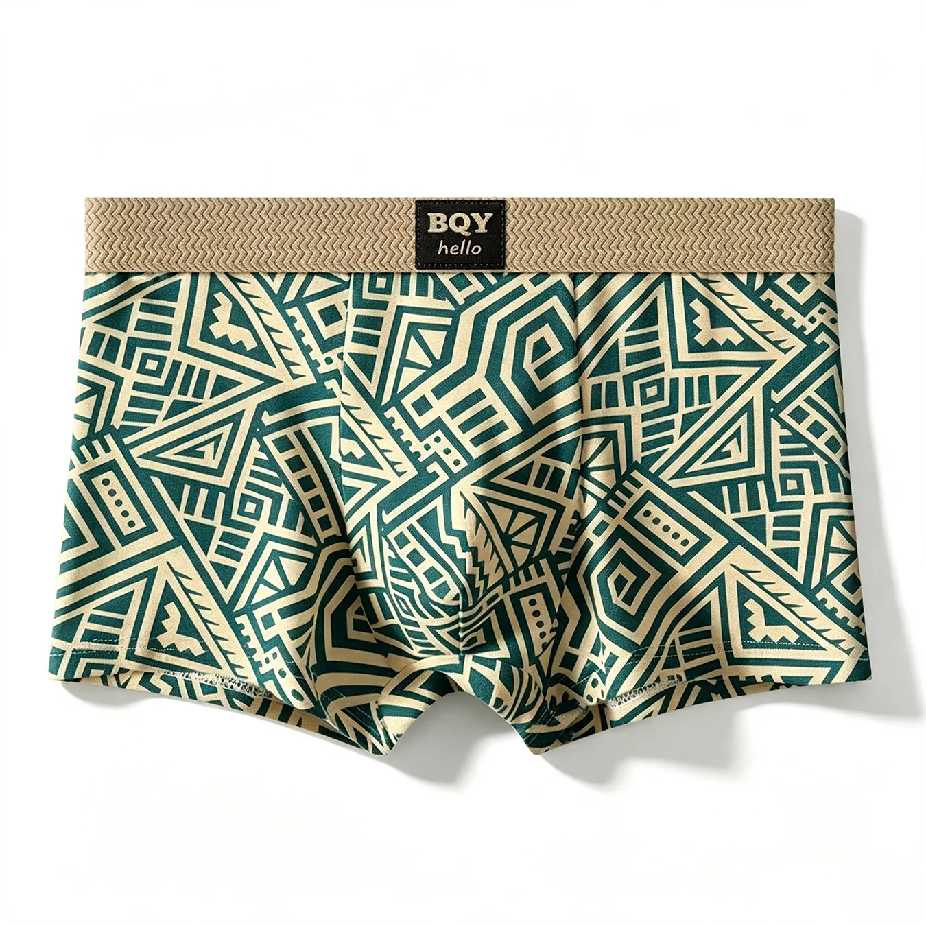 3-teiliges Set Vintage-Print Herren-Unterhosen Weiche Atmungsaktive Feuchtigkeitsableitende Boxershorts für Männer Lässige und Modische Unterwäsche – Detail 7