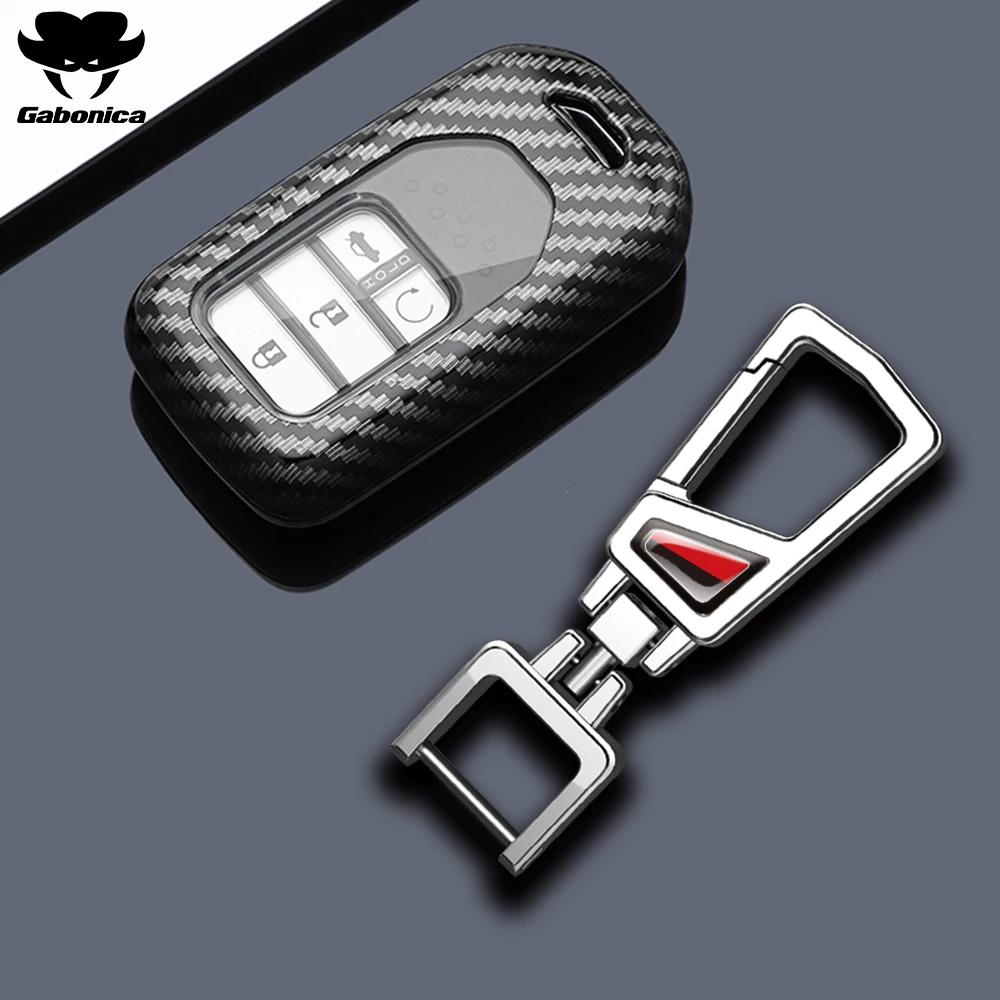 

Чехол для ключей из АБС-пластика, модель автомобиля 2, 3, 4, 5, 6, кнопка для Honda Civic CRV Jazz BRV BRV HRV HRV, чехол для смарт-ключа FOB, креативный персонализированный подарок