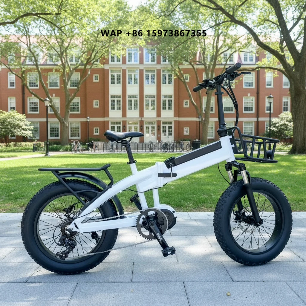 Vélo électrique pliable 20 pouces Fat Bike 1000W en alliage d'aluminium avec batterie au lithium longue portée pour adulte, rapide, fabriqué en Chine