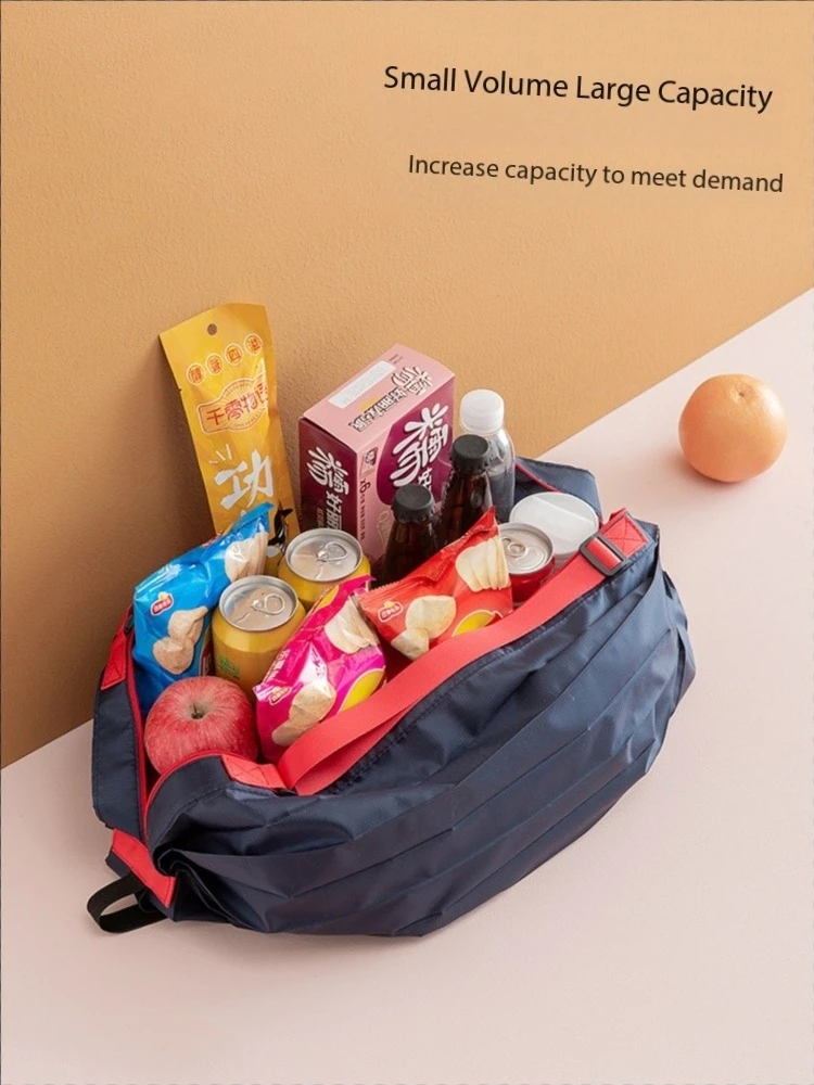 Foldable Bag, Portable Outdoor Fishing Supermarket, Waterproof Environmentally Friendly Shopping, Multifunctional Storage