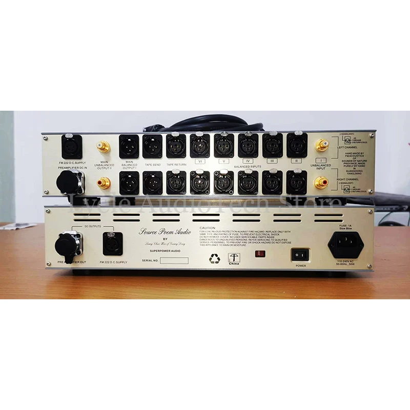 繰り返しスイス分割フロントアンプ、mkii、hifi、ハイエンド家庭、サウンドアンプ、1: 1、再刻印、オリジナルマシン、fm266