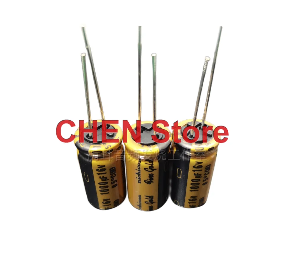 

4PCS/10PCS original NICHICON FG 1000UF 16V 12.5X25MM 85C fine gold audio electrolytic capacitor 16V1000uF free shipping