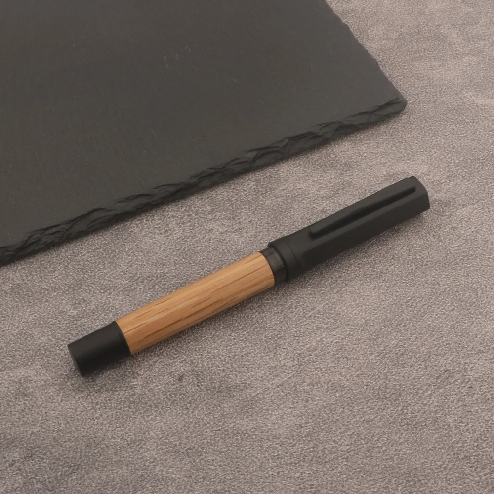 1pc JINHAO Fountain Pen wooden Black Calligraphy Nib Business Office School Supplies Writing