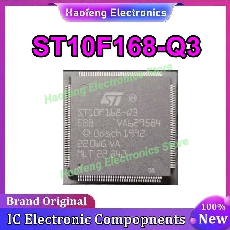 Chip IC ST10F168-Q3 QFP-144 en existencia