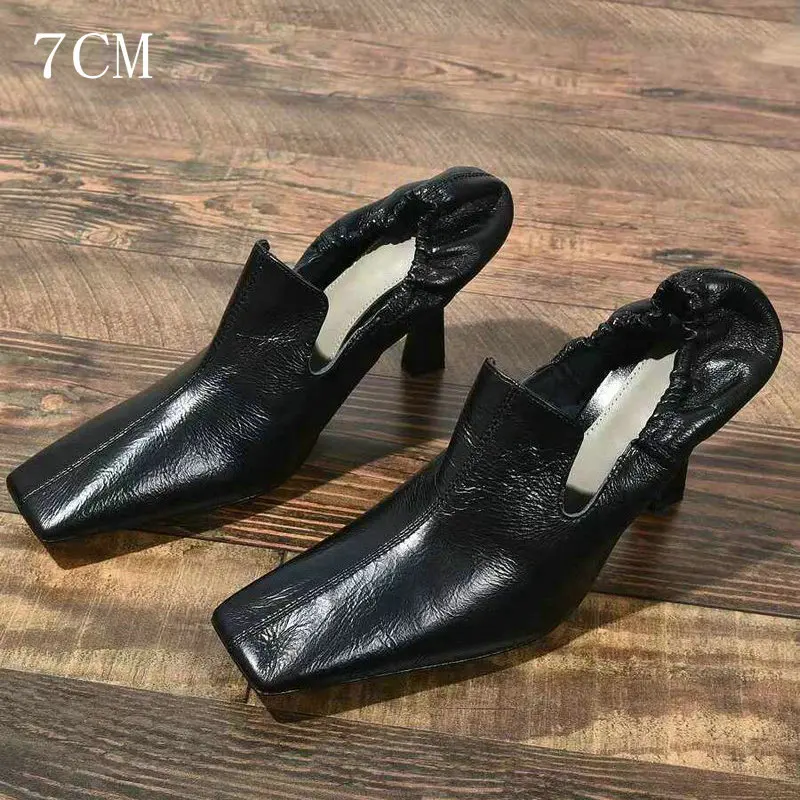 Black 7CM Heel