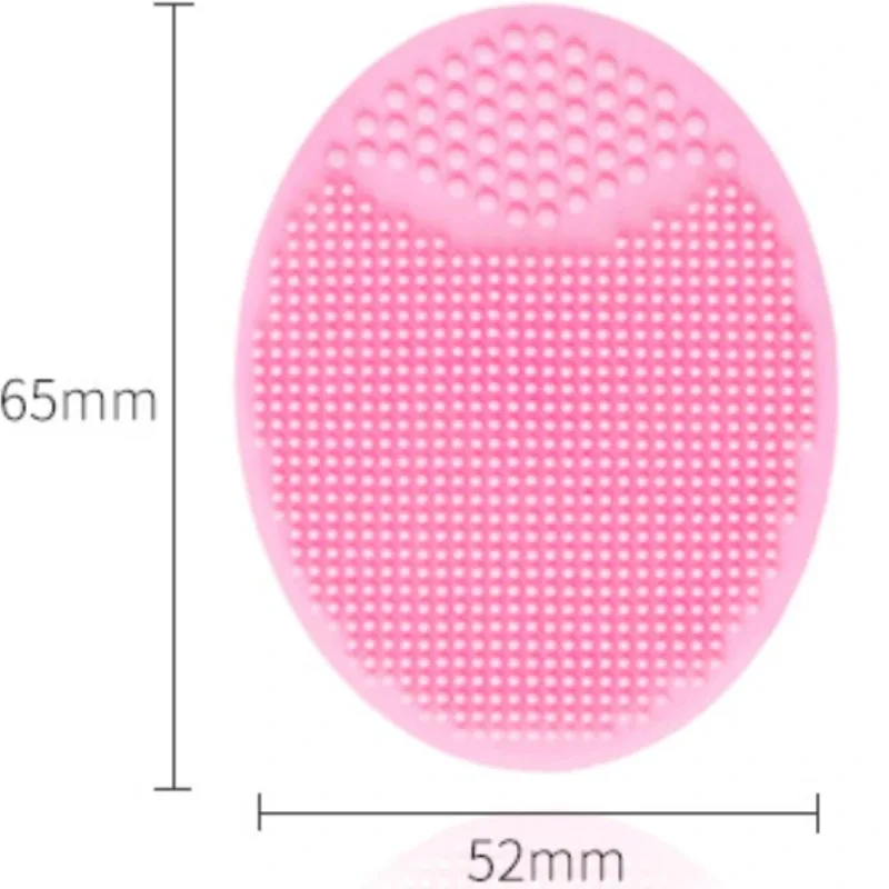 1 قطعة لينة سيليكون الوجه مدلك فرشاة تنظيف الوجه لينة الشعر المستديرة شامبو مشط الطفل شامبو فرشاة حمام الطفل فرشاة العناية بالبشرة