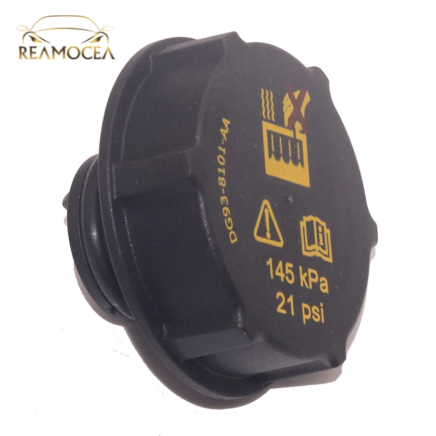Reamocea Expansion Tank Radiator Cap For Ford Focus Fiesta C-max Mondeo Transit F250 3M5H8100AD Water Bottle Cap 1301104 7267969