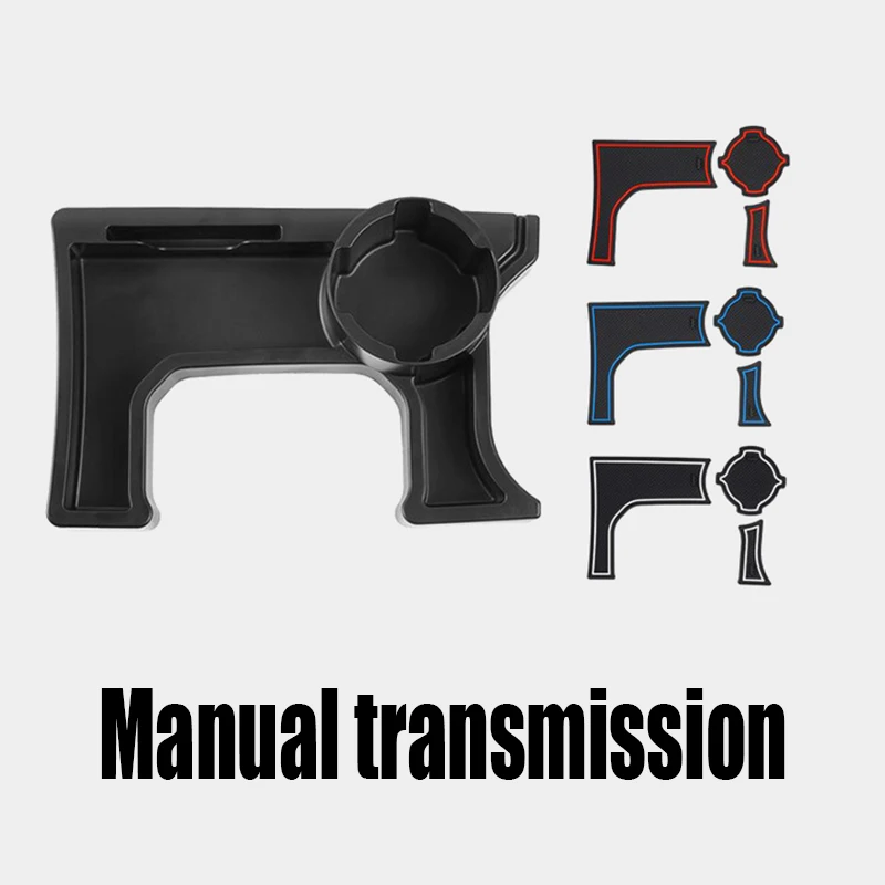 Caixa de armazenamento do controle central interior do carro, cremalheira decorativa para Suzuki Jimny 2023, 2024, versão cinco portas