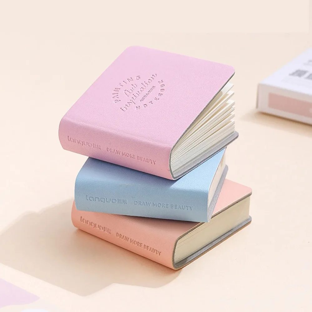 3pcs Cute Mini Paintbook Portable Compact Markbook Pocket Picture Book Cardboard Hand Ledger