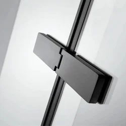 Durable Black Long Glass door hinge Door Hinges Decorate Hinge For Home Furniture Hardware bathroom Large Door hinge Glass clamp