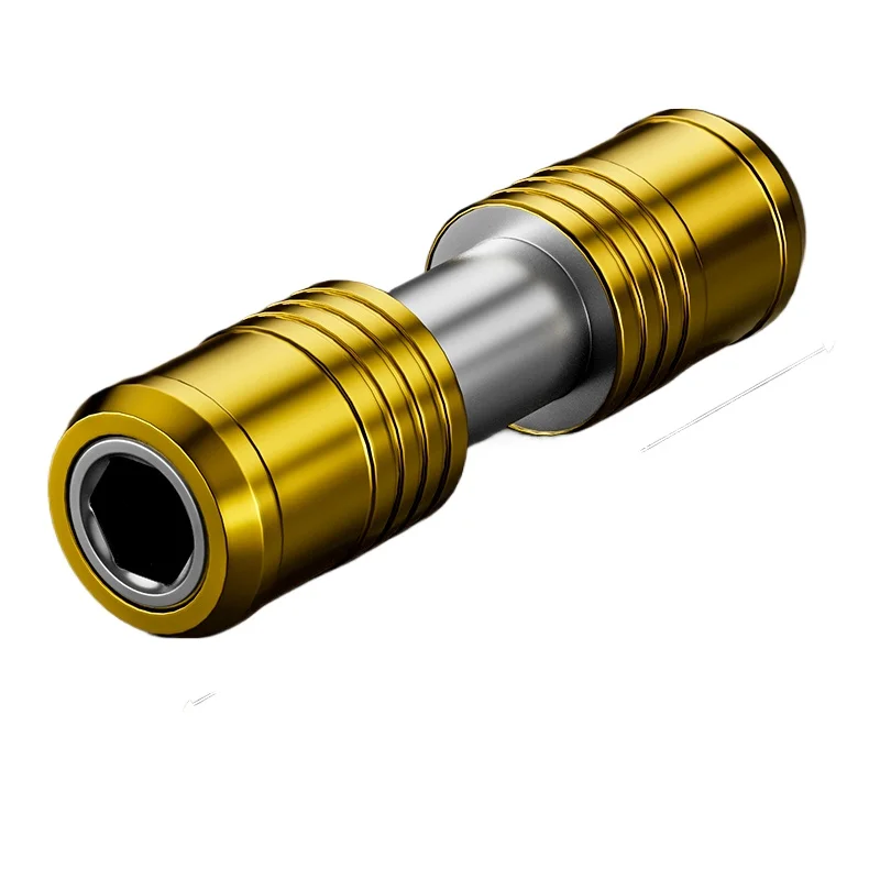 

*Hexagonal quick adapter sleeve double-head connector hand drill electric adapter self-locking lever