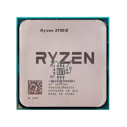 Ryzen 7 2700X R7 2700X 3.7 GHz Eight-Core Sixteen-Thread 16M 105W CPU Processor YD270XBGM88AF Socket AM4