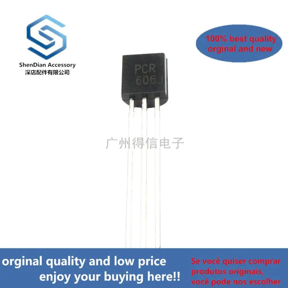 50pcs 100% orginal new PCR606J 606 TO-92 real photo