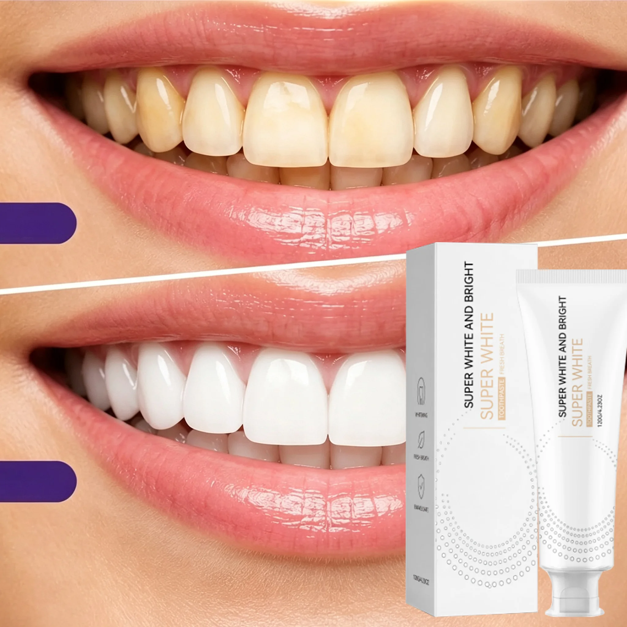 Bestselling Whitening Toothpaste: Say Goodbye to Yellow Teeth, Oral Hygiene Cleaning, and Teeth Care Tool