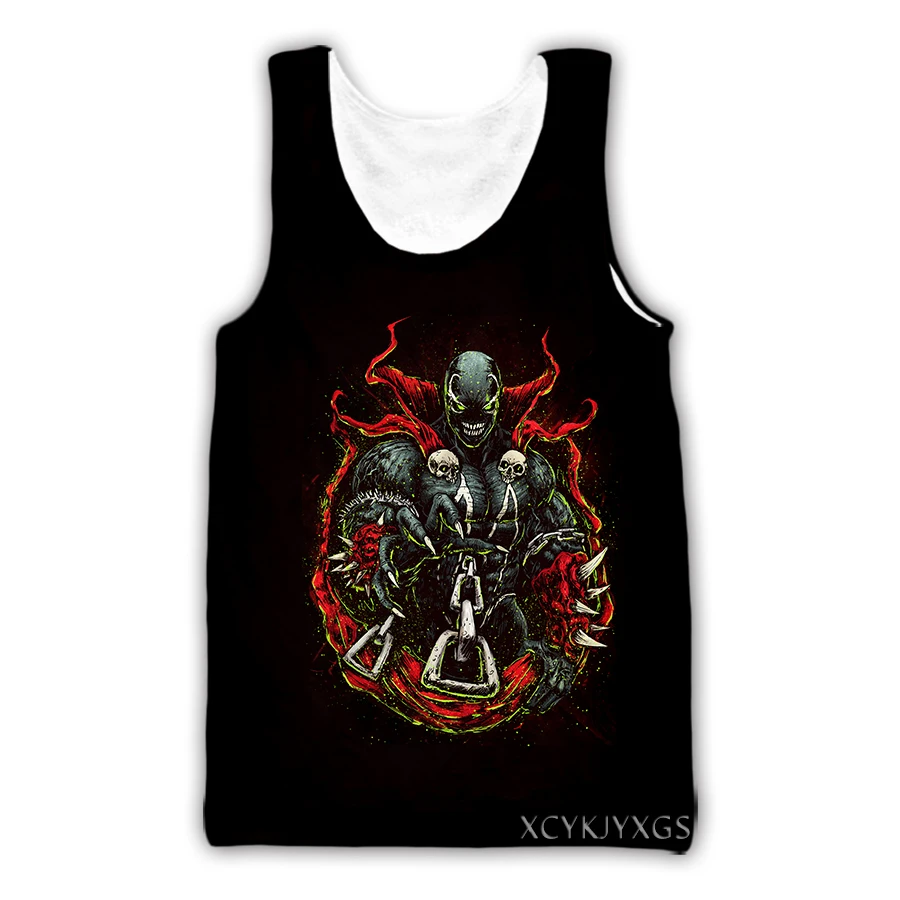 phechion New Fashion Men/Women Spawn 3D Printed Sleeveless Vest Streetwear Men Loose Sporting Tank Tops A101