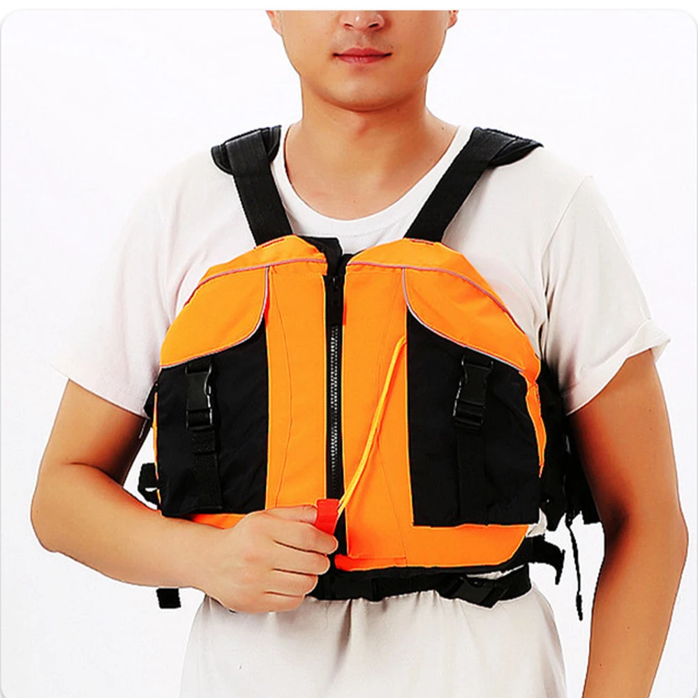 Portable Water Sports Life Vest, Oxford Cloth, Canoe, Kayak, Inflatable Boat, Raft Safety Jacket, Buoyancy Swimming Fishing Vest