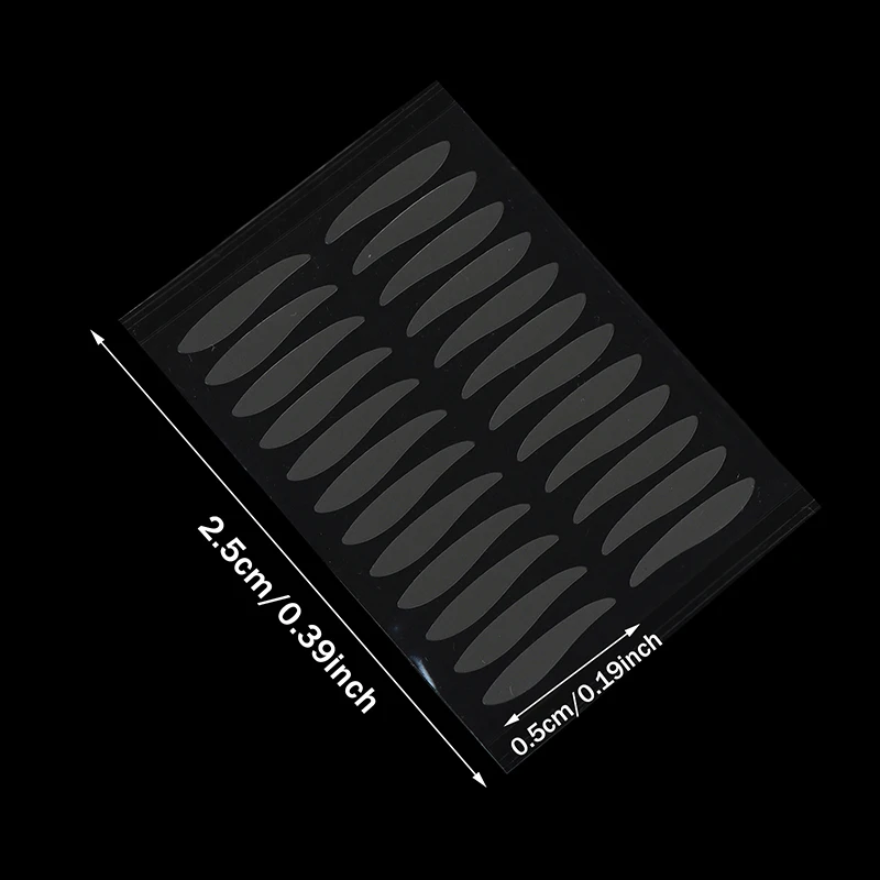 72-256 ملصقات الجفن ملصقات الألياف المقاومة للماء الدانتيل ذاتية اللصق غير مرئية مزدوجة شريط لاصق للجفن النساء يشكلون ملصقات الجفن