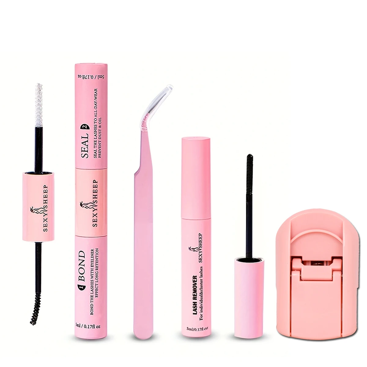ラッシュボンドとシール 10ml 個別まつげグルー超強力ホールドとラッシュグルーリムーバー 5ml まつげカーラーピンセットキット