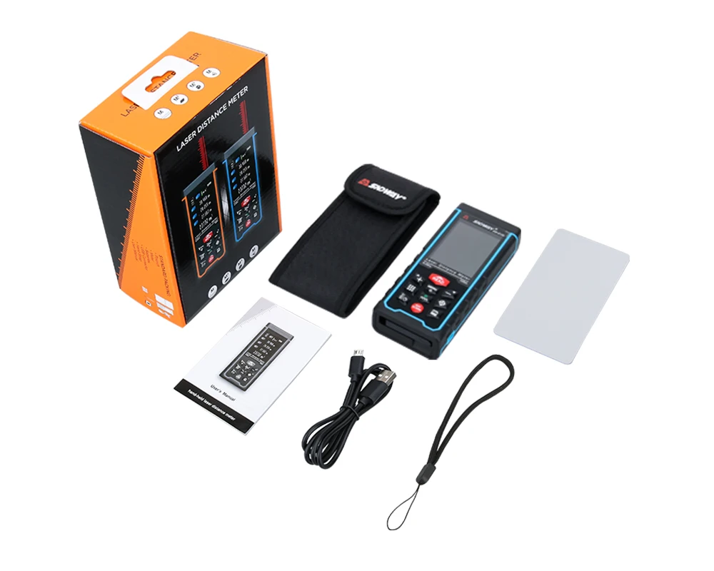 120m Camera Rangefinder SW-S120 High Quality Laser Distance Meter Area Volumn Digital Angle Ruler Measuring Tape SNDWAY Original