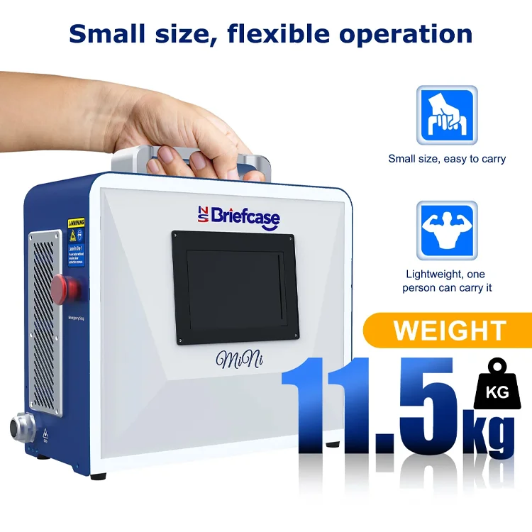 Best Selling New QCW Portable Handheld Air Cooled 300W/600W Peak Power Fiber Laser Welding Machine for Thin Sheet Metal