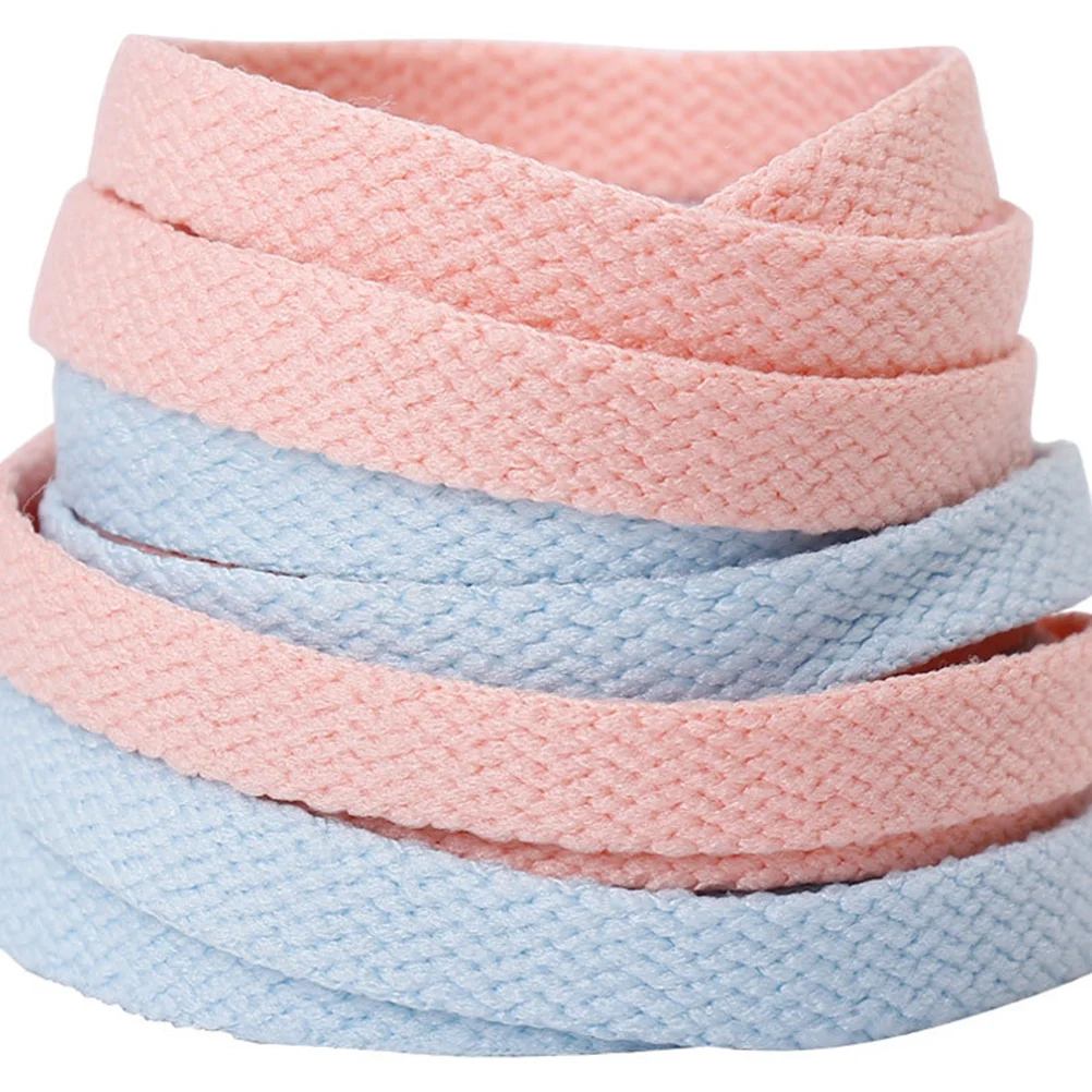 

8pcs Colorful Flat Shoelaces 120Cm For Sneakers Canvas Shoes Polyester Shoe Strings Fashion Lace Assorted Colors