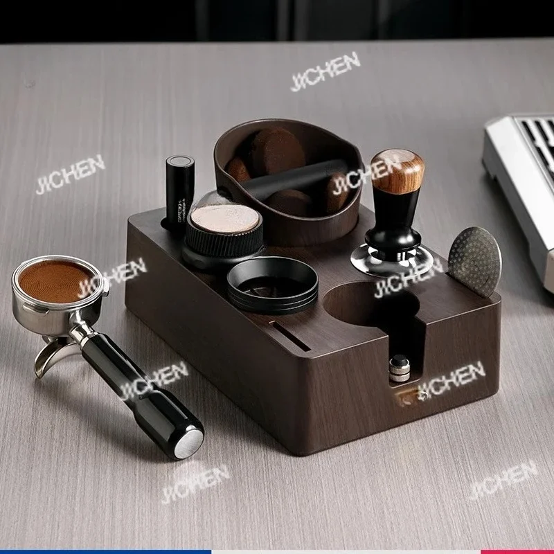 ZH Powder Pressing Base Italian Coffee Machine Powder Pressing Hammer Cloth Powder Smashing Bucket Storage Appliance