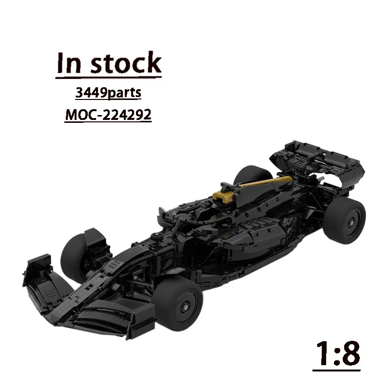 

Новый MOC-224292Машина Формула, спортивный автомобиль 1:8 F1, строительные блоки из фильмов3449CzęściMOC, креативные строительные блоки для мальчиков и детей на день рождения, игрушка в подарок