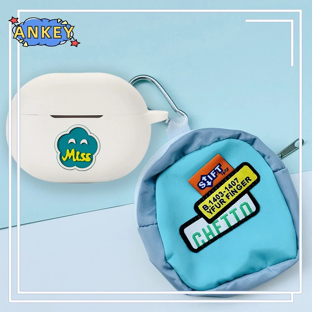 Untuk Anker Soundcore Life P3i , Note 3i casing silikon earbud lembut note3i pelindung Headphone kulit Headset dengan liontin