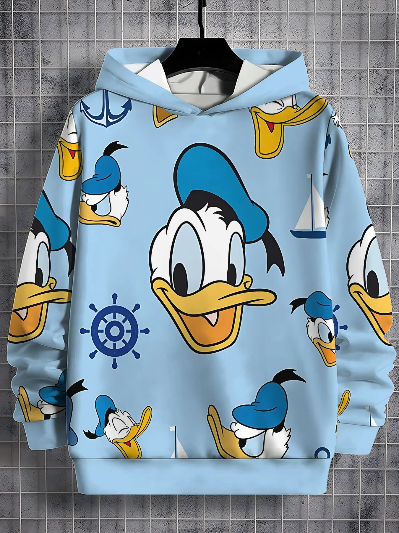 Sweat-shirt décontracté imprimé en 3D pour enfants, pull cool, vêtements unisexes, sweats à capuche pour garçons et filles, All Donald Duck Seasons