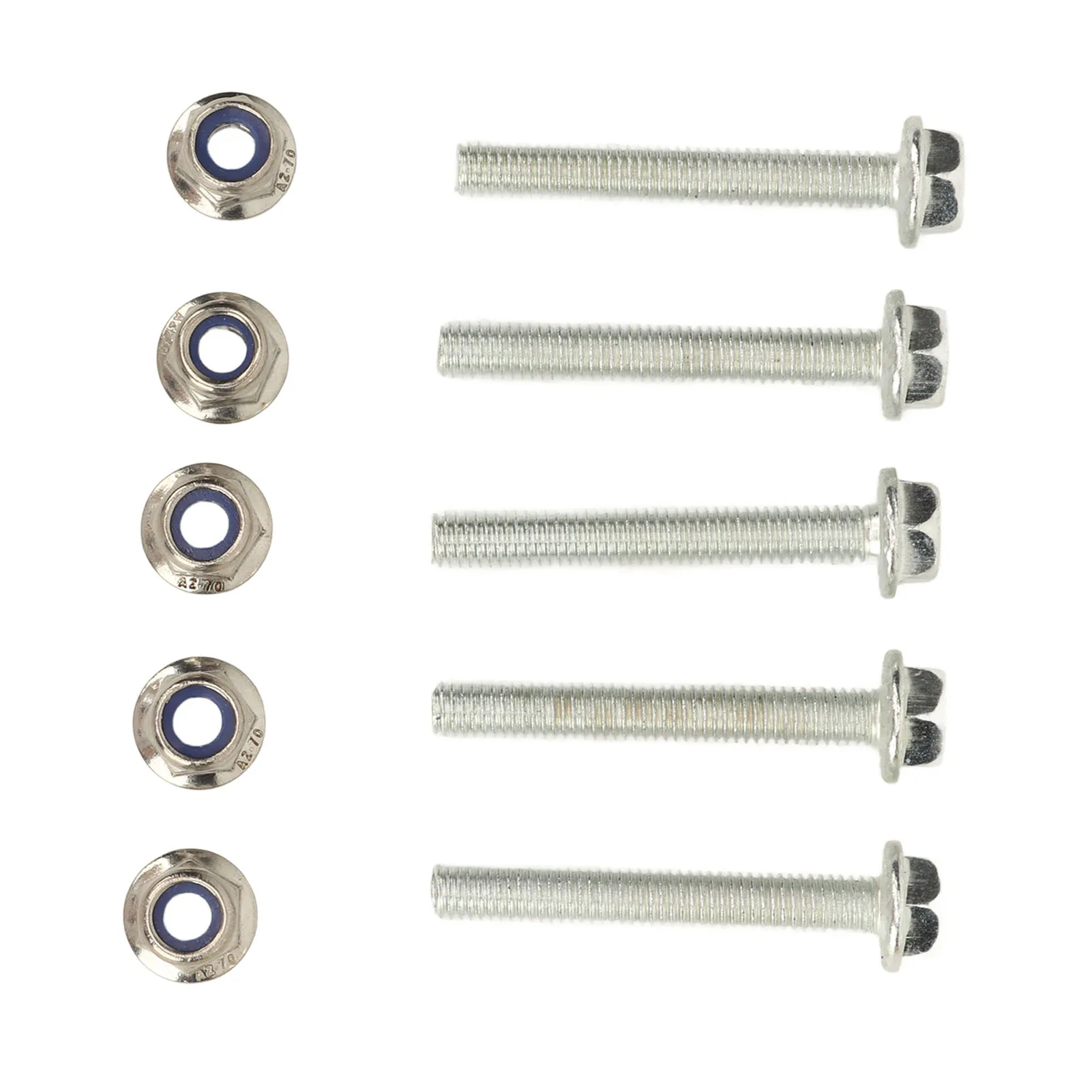 

5 Set Auger Shear Bolt Lock Nut Kit 19M7834 Auger Shear Pin Bolts and Nut Replacement for Deere Auger Shear Bolt Lock Nut Kit