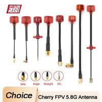 Rush Cherry FPV 5.8G Antenna LHCP RHCP SMA MMCX UFL long range Racing Antenna Connector Adapter For RC FPV Racing Drone