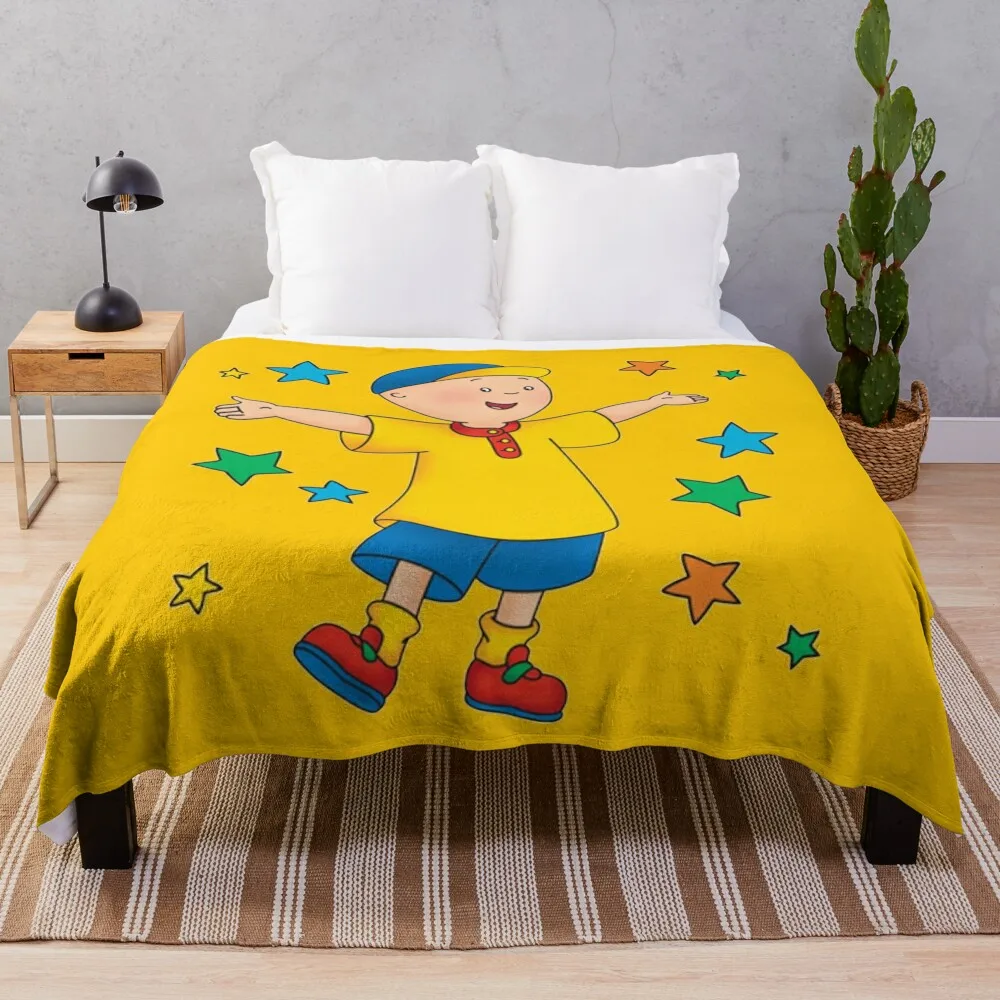 Caillou Character Throw Blanket Moving Blanket Sofas Luxury Throw Blanket