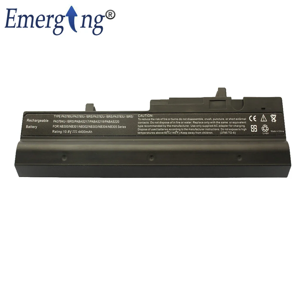 Batería de 10,8 V para portátil Toshiba Mini Notebook NB300 PA3785U PA3784U PA3783U PABAS217 PABAS219 NB301 NB302 NB303 NB305, nueva