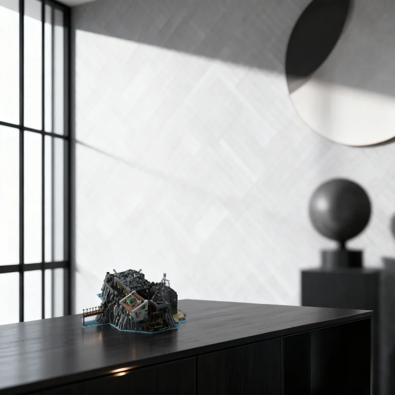 

6115pcs MOC Pirate Island Bay Riff Extension Incl Windmill Pirates Model Building Blocks Creative Gift DIY Display Decor Adult