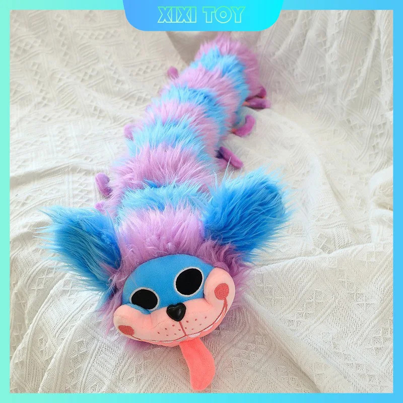 New Poppy Playtime Colorful Caterpillar Cute Game Periphery Doll Kawaii Model Soft Stuffed Creative Poppy Dog Christmas Gift