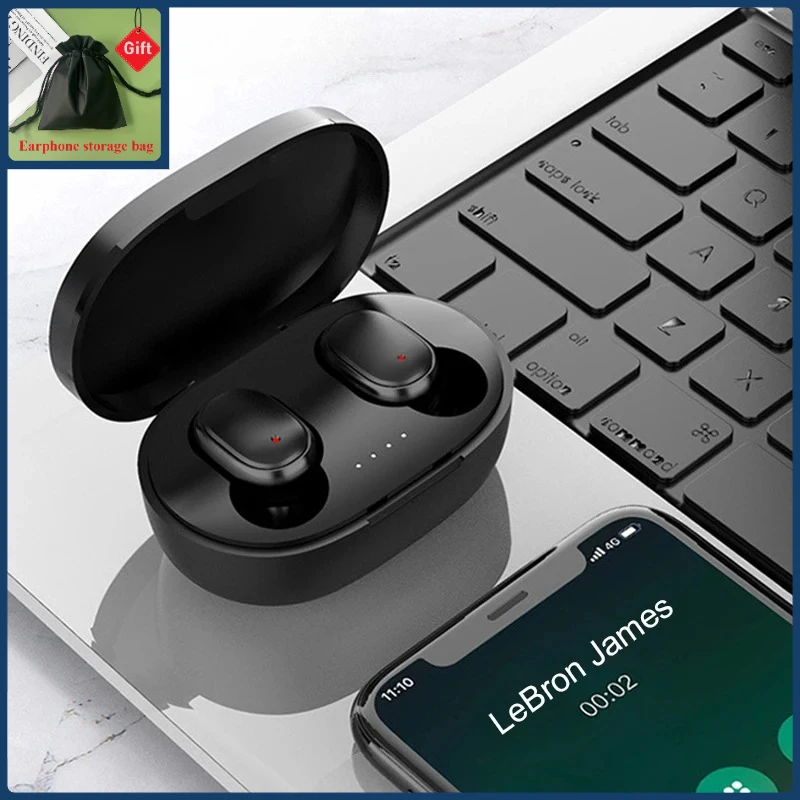 

A6S TWS Earbuds Wireless Earphones For Universal Phones Bluetooth Headphones With Microphone Sport Cycling High Quality Headset