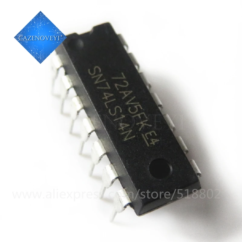 10pcs/lot SN74HC14N 74HC14N 74HC14 DIP-14 In Stock