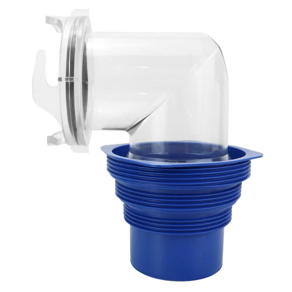 

RV Sewer Hose Elbow with 4-in-1 Adapter - Features a 360-Degree Fitting Rotation and Built-in Gasket for Odor-Tight Protection