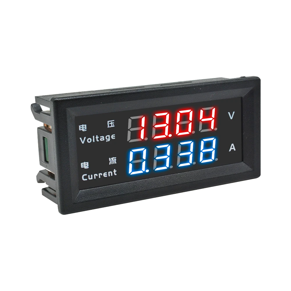 M4430 0-100V/10A Digital Voltmeter Ammeter 5 Wires Gauge Four Digits Current LED Voltage Current Meter Digital Voltmeter