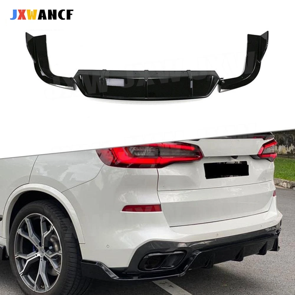 

JXWANCF Rear Bumper Lip Spoiler Splitter for BMW X5 G05 M sport 2019+ Rear Diffuser Rear Diffuser Lip Guard