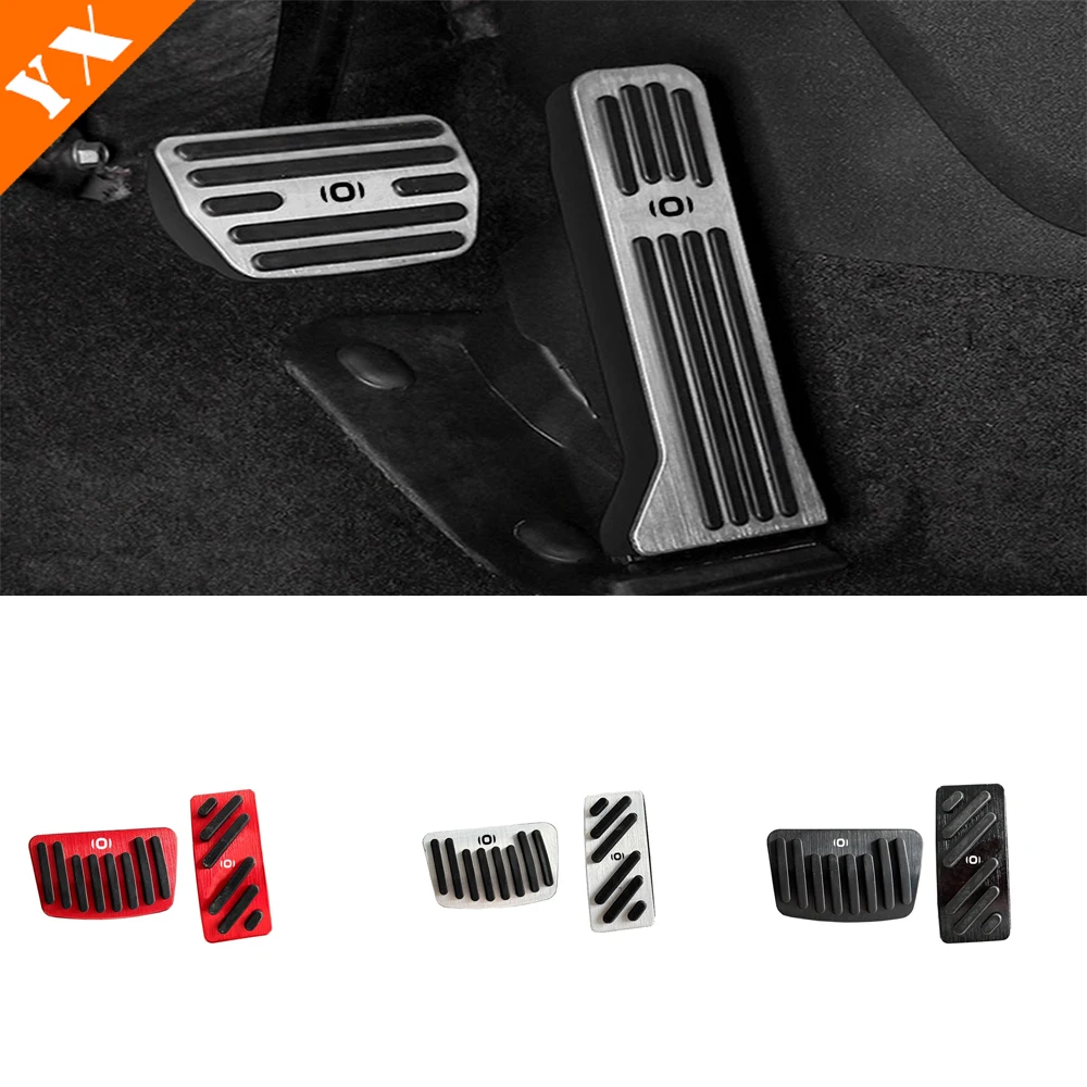 

For qiyuan a05 nevo a05 2024 2025 2026 accessories Black Silver Car Accelerator Pedal,Car Brake Pedal,Anti-Skid Pedal