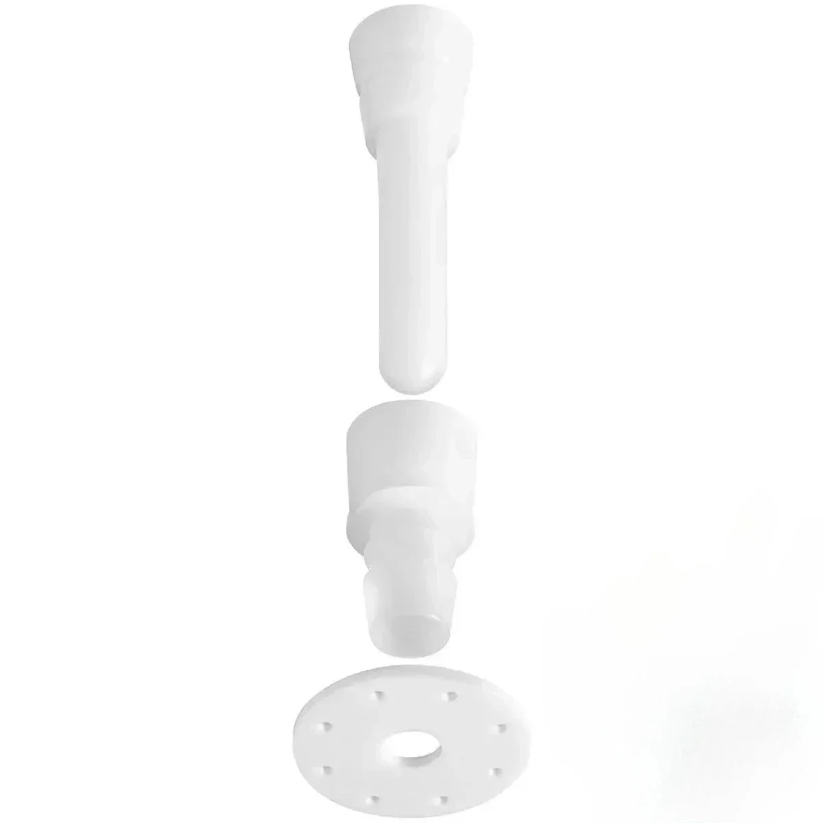 Vaser Lipo Skin Cover with 3 Components Base, Plate, and Cap Made of Silicone Multiple Diameters White