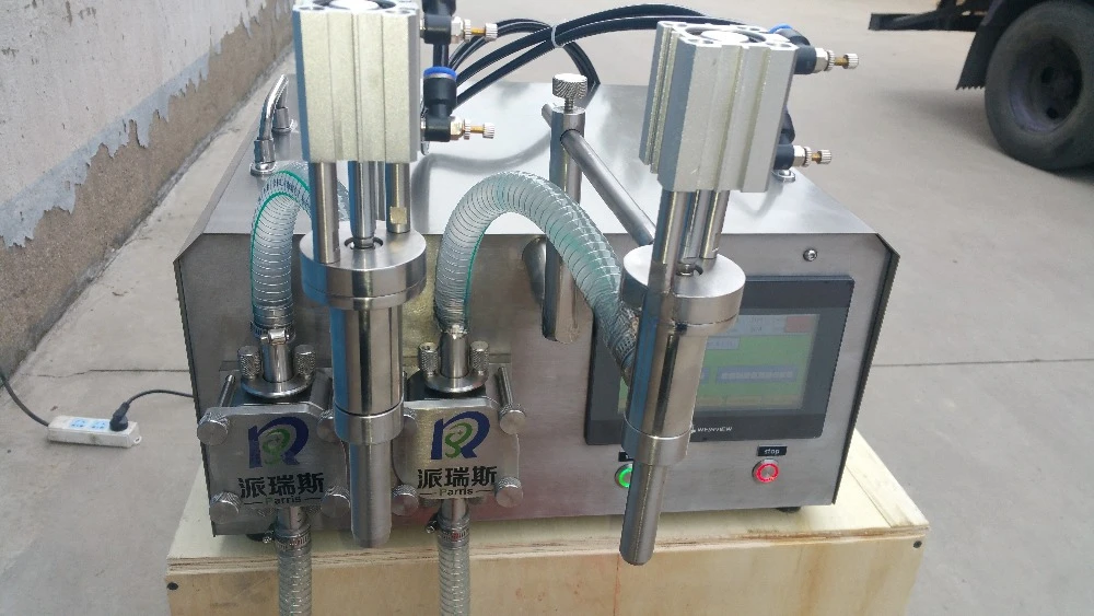 Desktop Double Heads Gear Pump Filling Machine