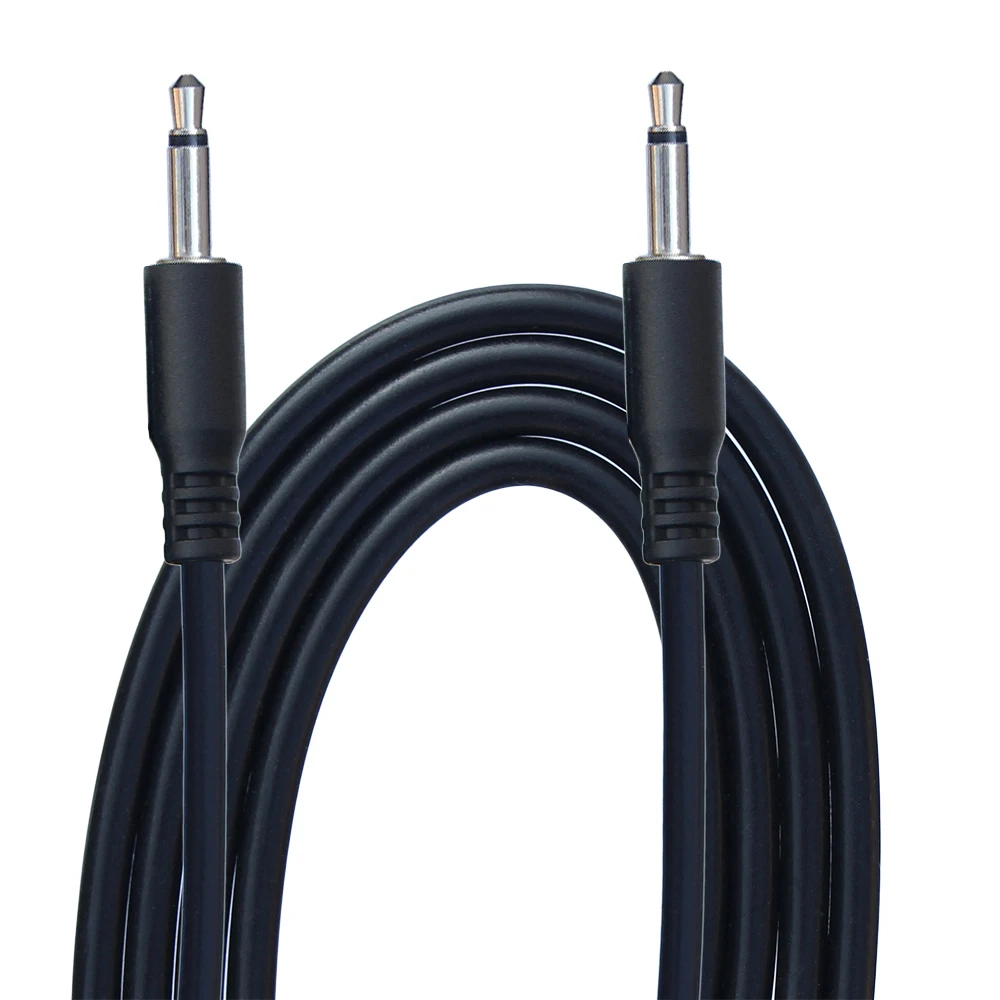 1.8m 3.5mm Mono Male to Male Plug Audio Cable 2 Pole 3.5mm MM AUX Cable