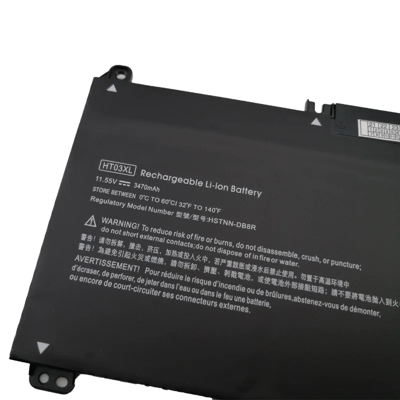 HT03XL untuk HP Pavilion 15-DA 15-DB 15-DW 15-CS 15-DY 17-by 17-CA 14-CE 14-CF I135 Q208 C135C139 Baterai Laptop 11.55V 3470mAh