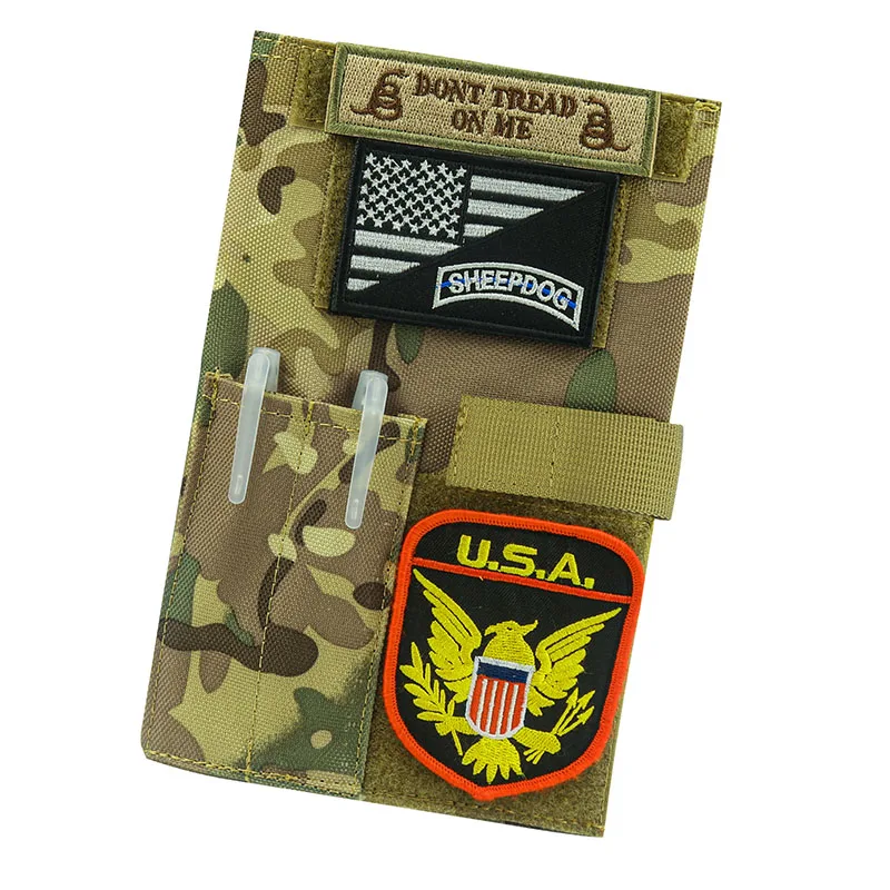 Kosibate Outdoor Tactical Memo Cover War Notebook Case Diary Book Cover Camping Accessories