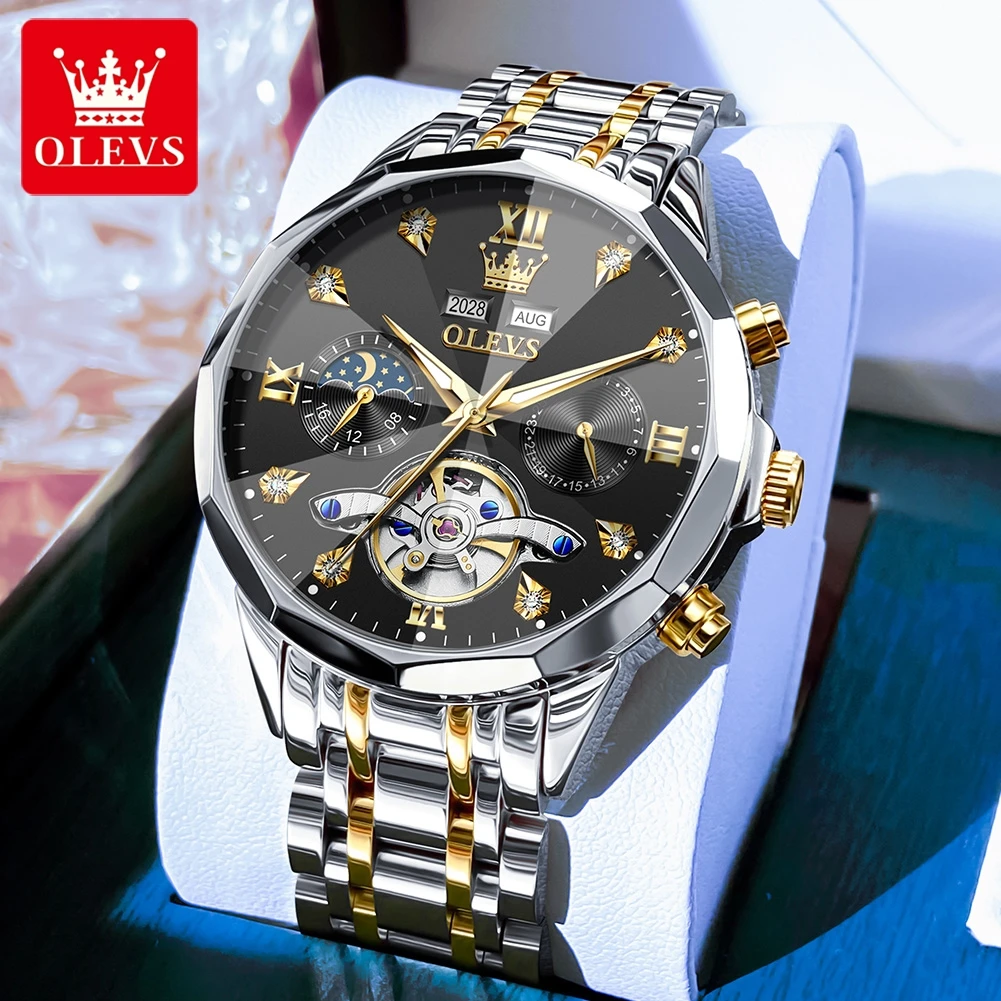 Men's Automatic Mechanical Watch, Stylish Design