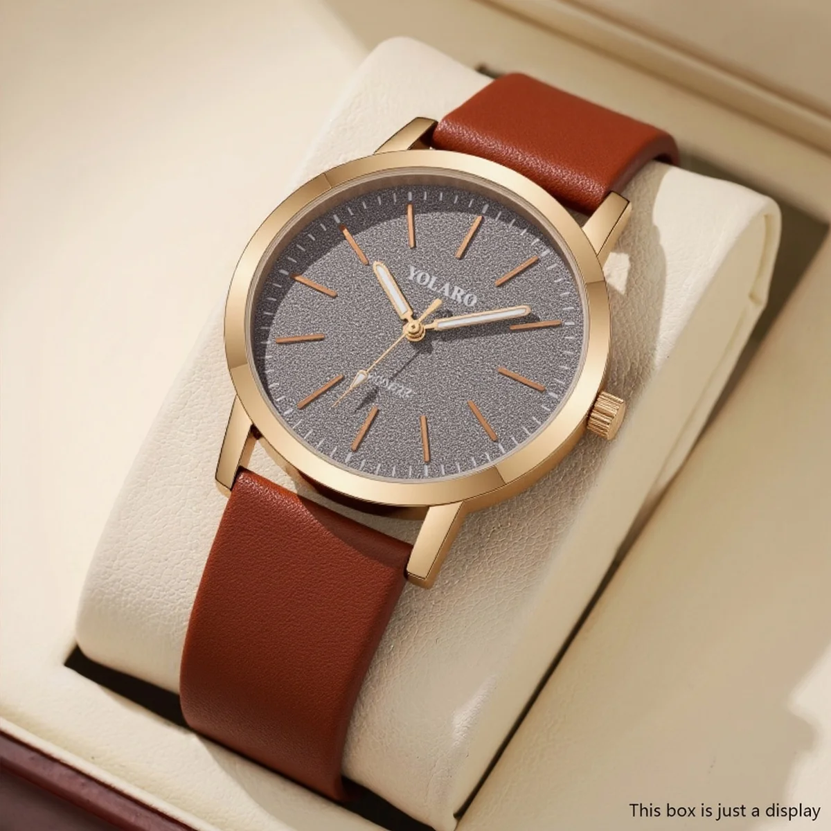 

Женские кварцевые часы с круглым корпусом из сплава, простым циферблатом и уникальной формой — идеальный подарок на любой случай, элегантный аксессуар для работы