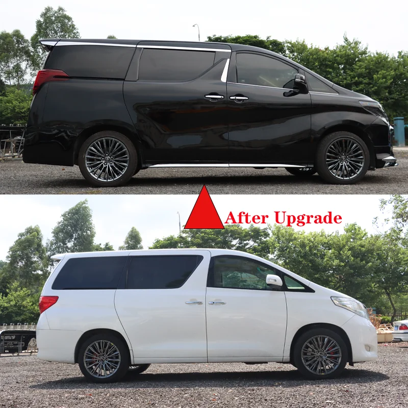 For 2022 35 Series Appearance Upgrade Kit for 2009-2014 Toyota Alphard Durable Aluminium Auto Door Enhances Car Model