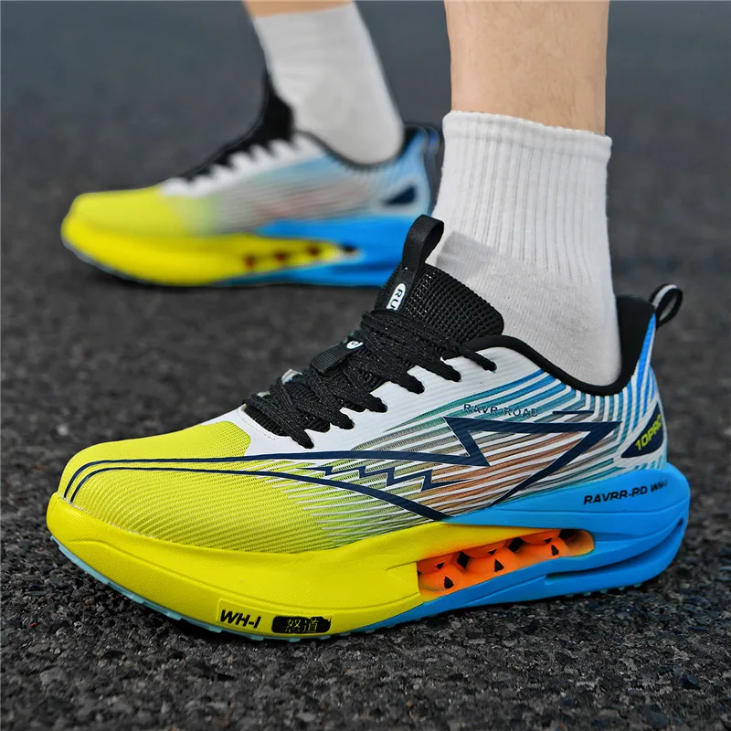 Unisex Sports Shoes Carbon Plate Walking Running Sneakers Shock-Absorbing Marathon Racing Athletics Training for Men's&Women